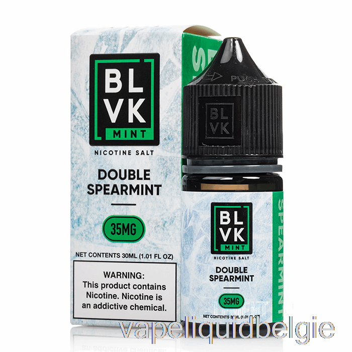 Vape België Dubbele Groene Munt - Blivk Muntzouten - 30ml 50mg